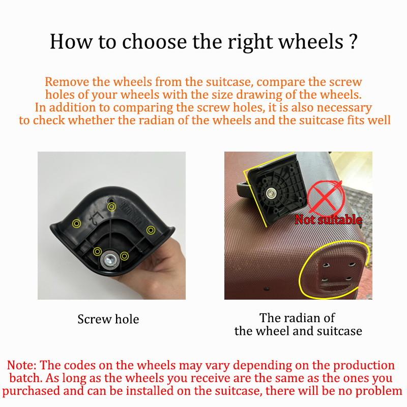 Shockproof Silent Luggage Cast - огляд і ціна Silent Replacement Luggage Wheels