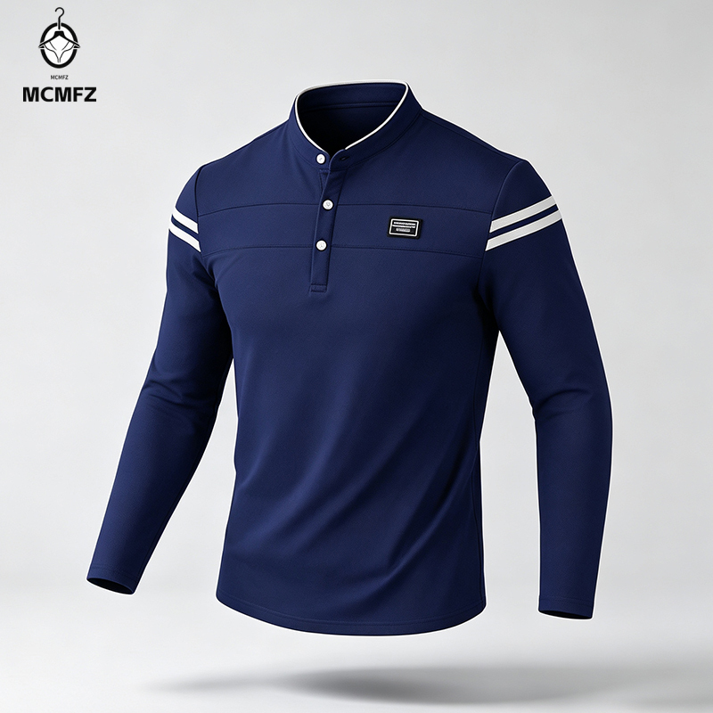 Male Urban Long Sleeve Polo Sh - огляд і ціна Handbags