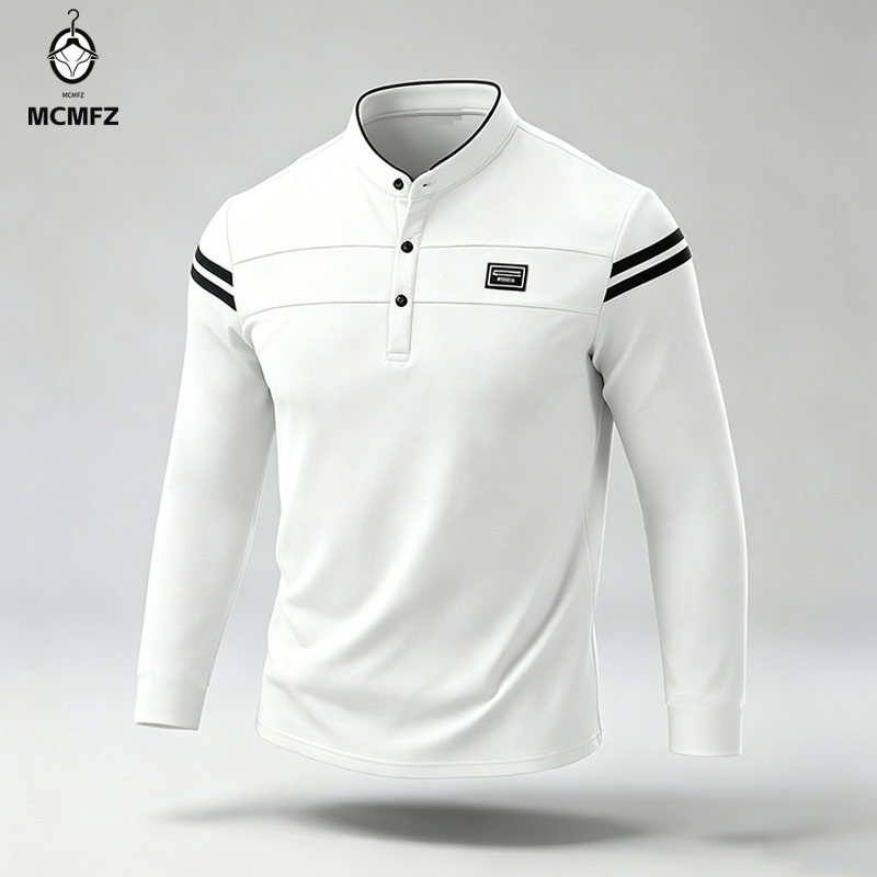 Male Urban Long Sleeve Polo Sh - огляд і ціна Handbags
