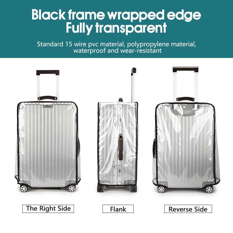 Waterproof Transparent Luggage - огляд і ціна Luggage Protective Cover Transparent
